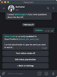 Check spelling or type a new query. Building A Telegram Bot Share The Words Dev Community