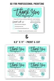 4.9 out of 5 stars. Diy Printable Thank You Card For Your Order Teal Gold Etsy Business Thank You Cards Small Business Cards Printable Thank You Cards