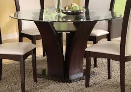 Interior Luxury Design Of The Large Glass Dining Table For Round Countertop Also Big Glass Dining Room Table Glass Round Dining Table Round Glass Kitchen Table