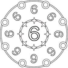 Sayi Mandalalari Boyama Boyama Sayfalari Mandala Matematik Mandala