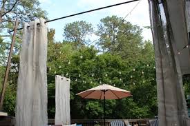 See a huge selection of stylish curtains, plus today's sales! Diy Floating Outdoor Curtain Rod Creating A Privacy Curtains For Deck