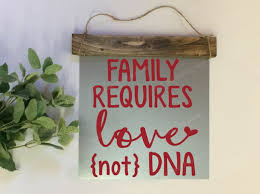 Check out our metal family sign selection for the very best in unique or custom, handmade pieces from our signs shops. Family Requires Love Not Dna Adoption Family Metal Or Wood Sign With Vinyl Sticker Quote Wall Art 3 Sign Choices