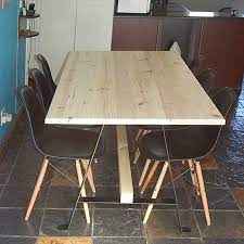 Use glue and pocket screws to attach the legs to the base boards. Home Dzine Home Diy Make A Pine Dining Table