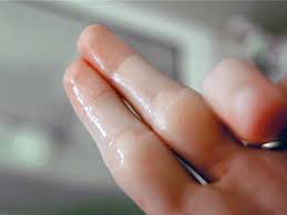 The creamy discharge indicates that the cycle headed to pregnancy instead of the luteal phase. What Cervical Mucus Looks Like Photos Babycentre Uk