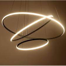 Great savings & free delivery / collection on many items. China Modern Circular Led Chandelier Adjustable Hanging Light Three Ring Collection Contemporary Ceiling Pendant Light China Ring Shaped Suspended Light High Quality Good Reputation Led Trunking