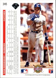 Maybe you would like to learn more about one of these? 1992 Upper Deck 245 Ivan Rodriguez Nm Mt