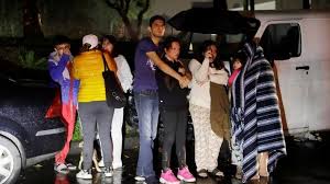 The temblor sent residents running. 1f5bd0tn9berdm