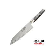 Couteau Cuisine Japonais Global Santoku Alveole 18cm