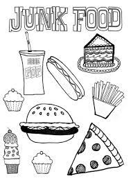 34 junk food coloring pages food printable coloring pages. Free Easy To Print Food Coloring Pages Food Coloring Pages Food Coloring Healthy And Unhealthy Food