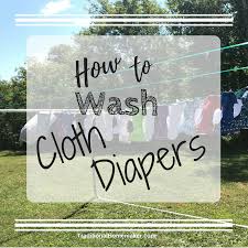 How To Wash Cloth Diapers Traditional Homemaker