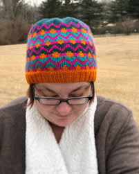 Bron Yr Aur Stomp Hat Knitting Pattern, PDF
