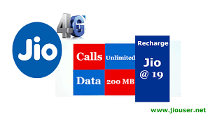 Jio Prepaid Rs 19 Recharge Plan Unlimited Voice Calls 4g Data