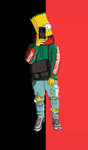 Download Supreme Bart Wallpaper By Pdisorder F8 Free On Zedge Now Browse Millions Of Supreme Iphone Wallpaper Simpson Wallpaper Iphone Supreme Wallpaper