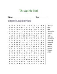 Make a relief map of paul's journies featuring the place in today's story. Apostle Paul Worksheets Teaching Resources Teachers Pay Teachers