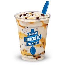 Salted Caramel Concrete Mixer Made With Brownie Our Menu Culver S Mixer Recipes Culver Concrete Mixer Concrete Mixers