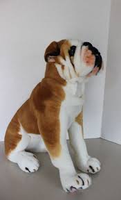 Black And White Bulldog Stuffed Animal Large Jumbo Quality Life Sized 20 Stuffed Animal Bulldog Bull Dog Airbrushed Giant Stuffed Animals Animals Animals For Kids