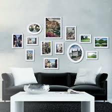 The picture frame moulding below the chair rail (wall in the dining room) was added several years ago. White Multi Picture Photo Frame 13 Pieces Set Wall Frames Set Collage Family Ebay