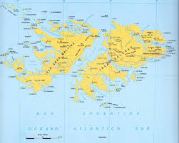 A 35 años de la masacre de heysel. Map Of Malvinas Islands