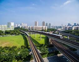 Figure B: Singapore MRT lines running above the country's green landscape |  Download Scientific Diagram