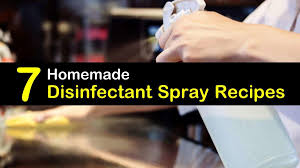 7 highly effective disinfectant spray