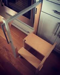 This Incredible Hideaway Step Stool Pulls Out From The Cabinet Folding Step Stool Kitchen Step Stool Hidden Cabinet