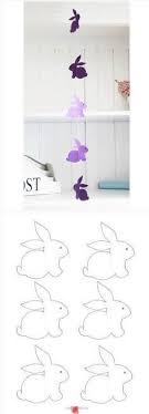 Hase Girlande Zu Ostern Mit Vorlage Zum Drucken Diy Basteln Geschenk Letzter Minute Bastelvorlagen Ostern Ostern Vorlagen Basteln Fruhling Ostern