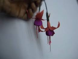 Paper Flower Fuchsia Paper Flowers Diy Paper Flowers Paper Flower Video