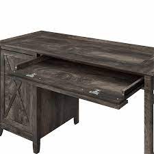 Key west computer guy keywestcomputerguy. Key West Computer Desk With Keyboard Tray In Dark Gray Hickory Engineered Wood Kwd154gh 03