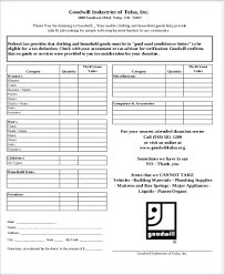 Goodwill Donation Receipt 13 Examples In Word Pdf