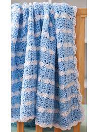 Crochet Baby Children Patterns Blankets Beautiful Blue Baby Blanket