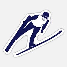 Skoki narciarskie,skoki,skijumping,adam małysz,puchar świata,turniej czterech skoczni,puchar kontynentalny,narciarstwo,skocznie,zawody Skoki Narciarskie Ski Jumping Naklejka Spreadshirt