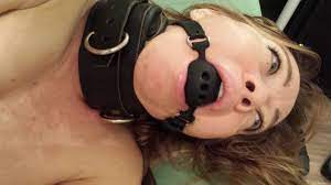 Bondage ball gagged