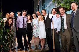 The Office Finale Episode 24 25 Season 9 Tv Review Jpg 570 380 The Office Finale Office Cast The Office Seasons