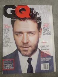 FACTORY SEALED NEW In Bag RUSSELL CROWE LEBRON JAMES GQ Magazine March 2005  Vtg $14.99