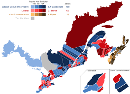 (results of 2011 election have been transposed on the new electoral map. 1867 Canadian Federal Election Wikiwand