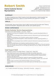 Here's what your customer service representative job description for a resume may look like Claims Customer Service Representative Resume Samples Qwikresume