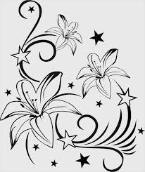 Weitere ideen zu hibiskus tattoo, hibiskus, tätowierungen. Blumenranken Zum Ausdrucken