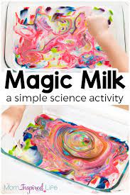 Our team of early childhood educators designed these easy activities that require a short list of supplies, and a lot of creativity! Exciting Magic Milk Science Experiment For Kids