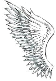 Anime Angel Wings Drawing Simple angel wings stock illustrations. anime angel wings drawing