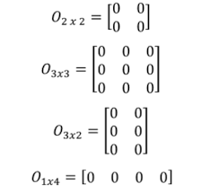 Definition Of A Zero Matrix Studypug