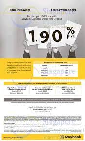 You may visit a maybank branch to open up an account. Maybank 1 60 3 Mth To 1 90 24 Mth P A Time Deposit Promo From 14 Oct 2015