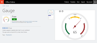 free gauge control this app works in excel 2013 or later