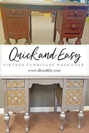 Quick And Easy Vintage Furniture Makeover Vintage Furniture Makeover Diy Furniture Bedroom Vintage Furniture