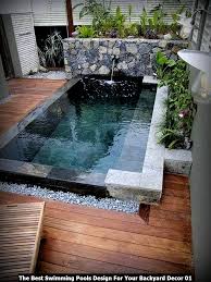 Their curvilinear designs actually pack more swimming area into less perimeter footage than a rectangular these are just some examples of pools that play well with a small backyards. The Best Swimming Pools Design For Your Backyard Decor Pimphomee Small Backyard Pools Swimming Pools Backyard Small Pool Design