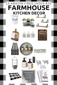 15 Amazon Finds Farmhouse Kitchen Decor Under 25 In 2020 With Images Farmhouse Kitchen Decor Kitchen Decor Farmhouse Kitchen Interior