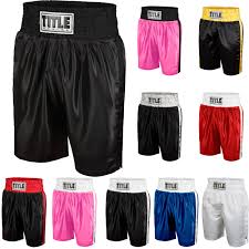 Title Boxing Classic Edge Satin Performance Boxing Trunks