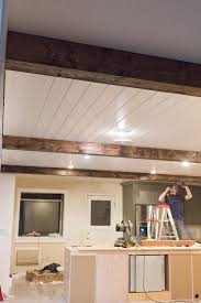 Design ideas for faux wood beams exposed ceiling beams 101 how to find faux wood beams traditional diy box beams pitched ceiling exposed ceiling beams design build. Living Room With Faux Beams Novocom Top