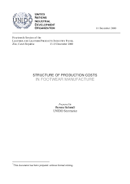 Pdf United Nations Industrial Development Organization