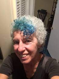 The best 6 hair colors for women over 60. Life Afloat Blue Haired Little Old Lady Well Not Exactly