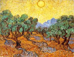 Olive Trees With Yellow Sky And Sun By Van Gogh Van Gogh Olive Trees Vincent Van Gogh Art Van Gogh Art